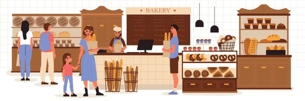 Bakery shop composition 