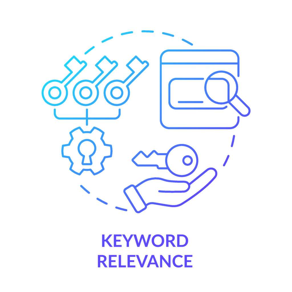 Vecteezy keyword relevance blue gradient concept icon appropriate 13376709 1