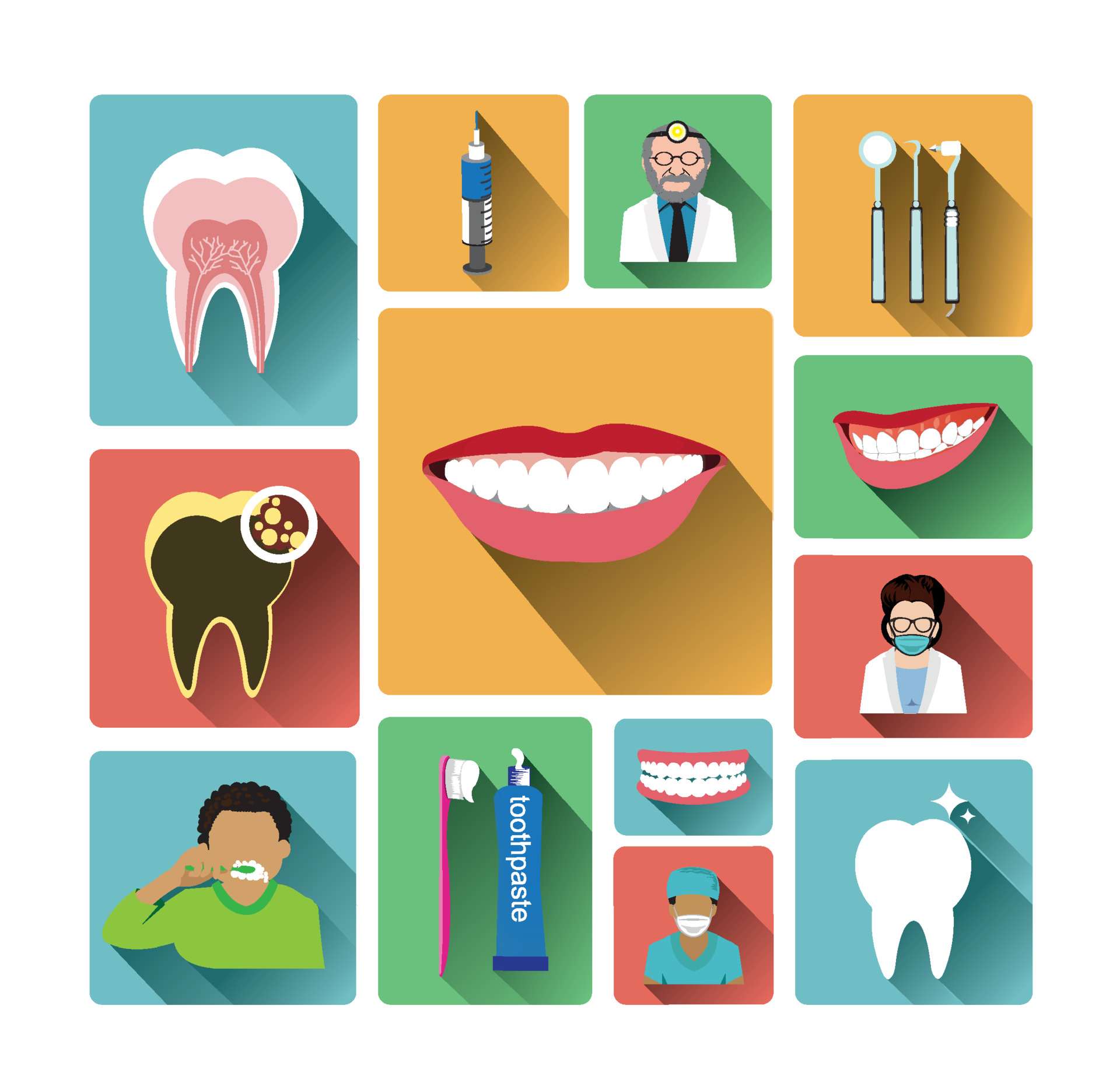 Dental Care icons
