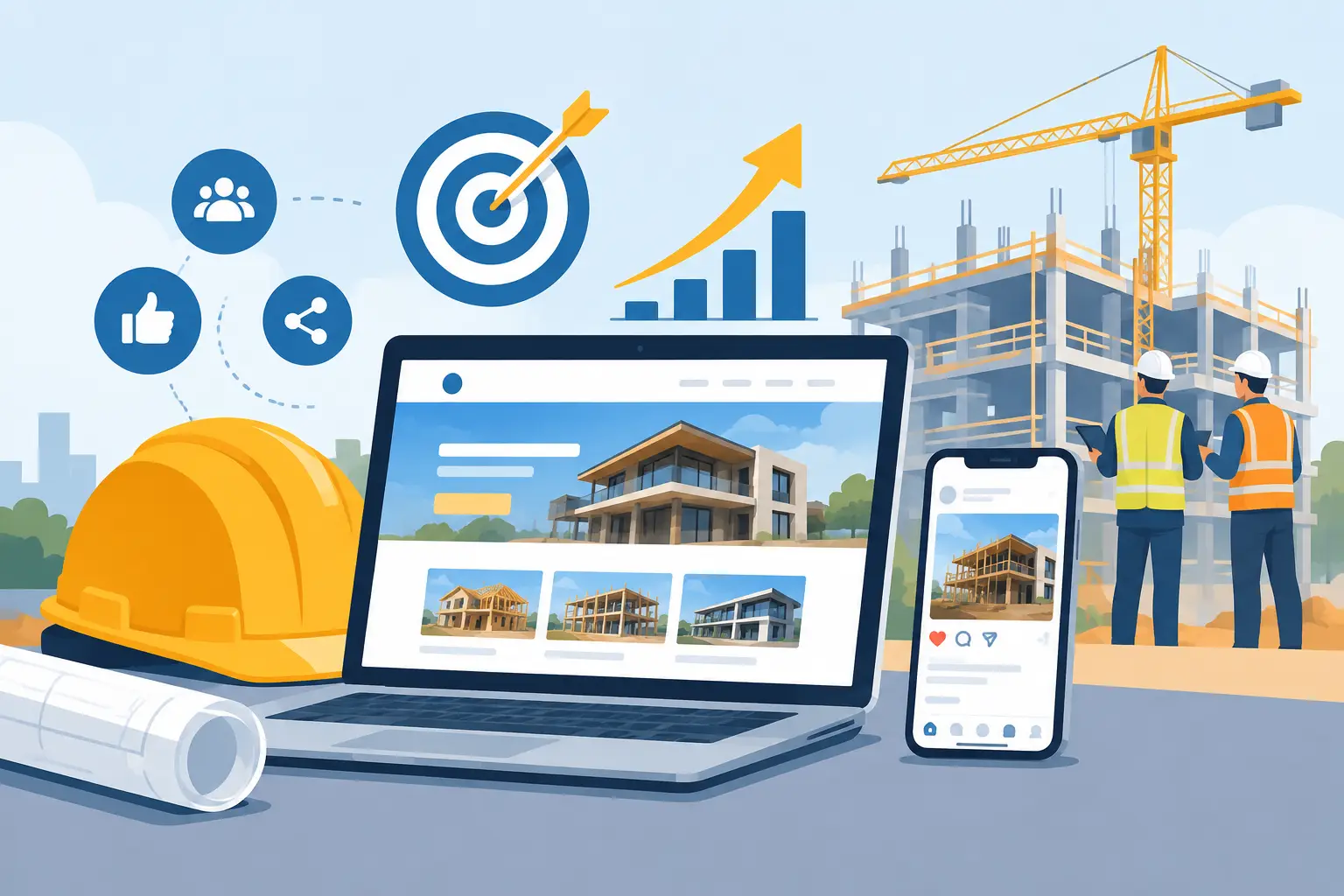 Construction Company Digital Marketing That Wins Jobs